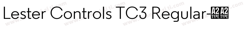 Lester Controls TC3 Regular字体转换
